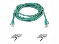 Belkin Patch cable - RJ-45(M) - RJ-45(M) - 15m - UTP ( CAT 5e ) - Green (A3L791B15M-GRN)